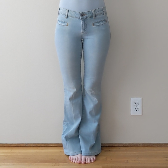 Club Monaco Low-Rise Flared Jeans - Picture 1 of 5